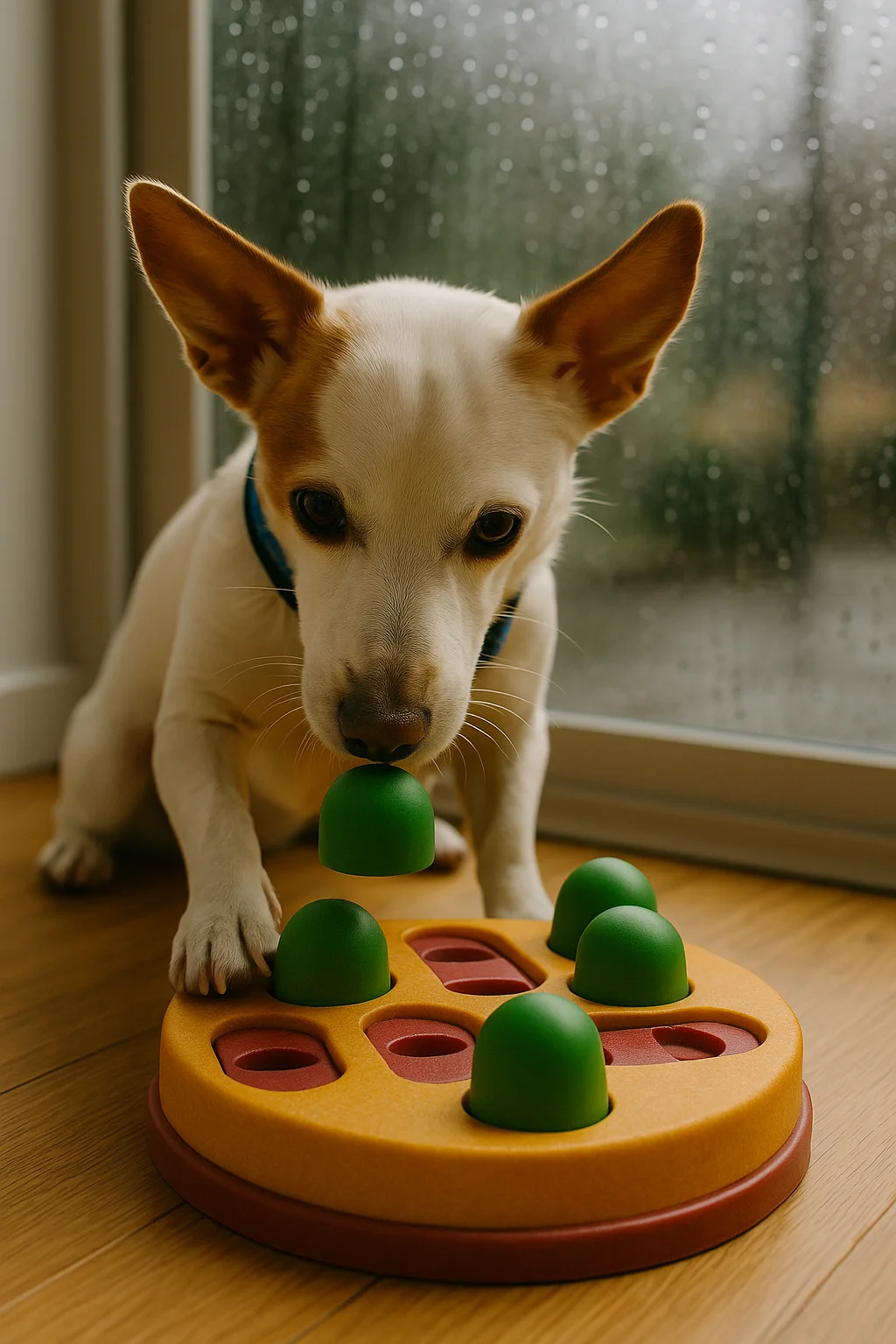 Rainy-day enrichment games for dogs