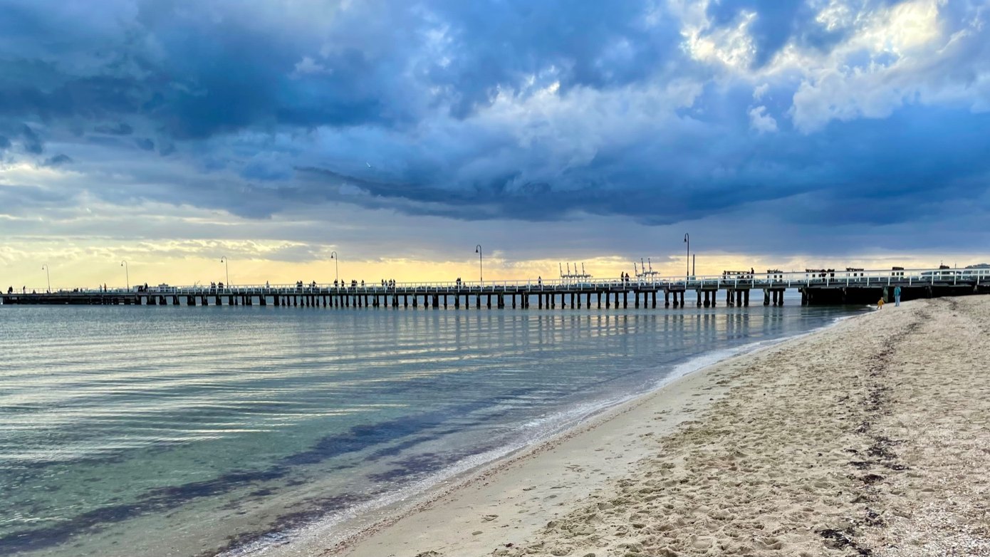 South Melbourne beach and jetty